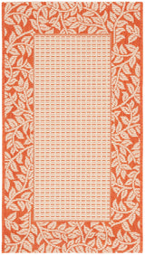 Safavieh Courtyard 2'-0" x 3'-7" Rug in Natural / Terra