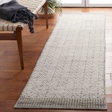 Safavieh Martha Stewart 2'-3" x 9'-0" Rug in Grey / Ivory