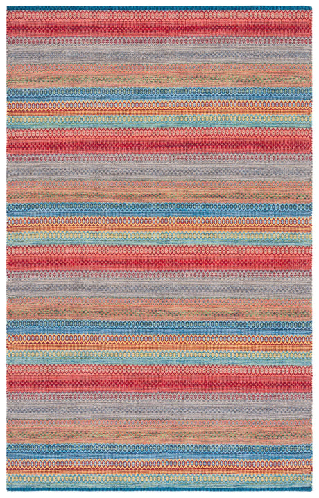 Safavieh Kilim 4'-0" x 6'-0" Rug in Blue / Red
