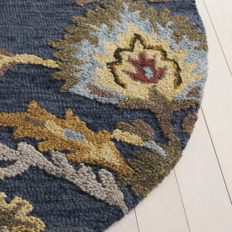 Safavieh Blossom 5'-0" x 8'-0" Rug in Navy / Multi