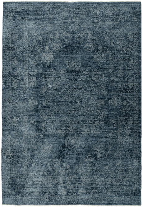 Dynamic Rugs Atmos 11980 Power Loomed Traditional Navy Rug - Rectangular