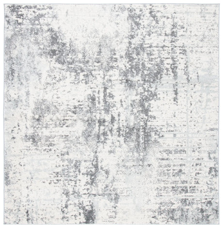 Safavieh Tulum 6'-7" x 6'-7" Rug in Ivory / Charcoal