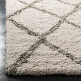 Safavieh Hudson Shag 5'-1" x 7'-6" Rug in Ivory / Grey