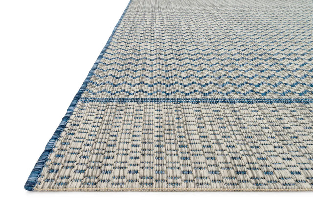Loloi Isle Ie-03 Grey / Blue Rugs - rug corner