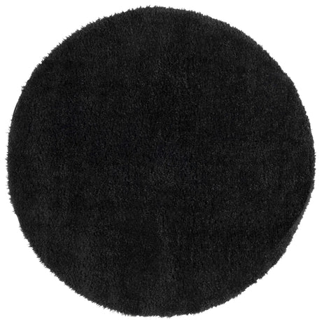 Safavieh Lindsay Shag 6'-7" x 6'-7" Rug in Black