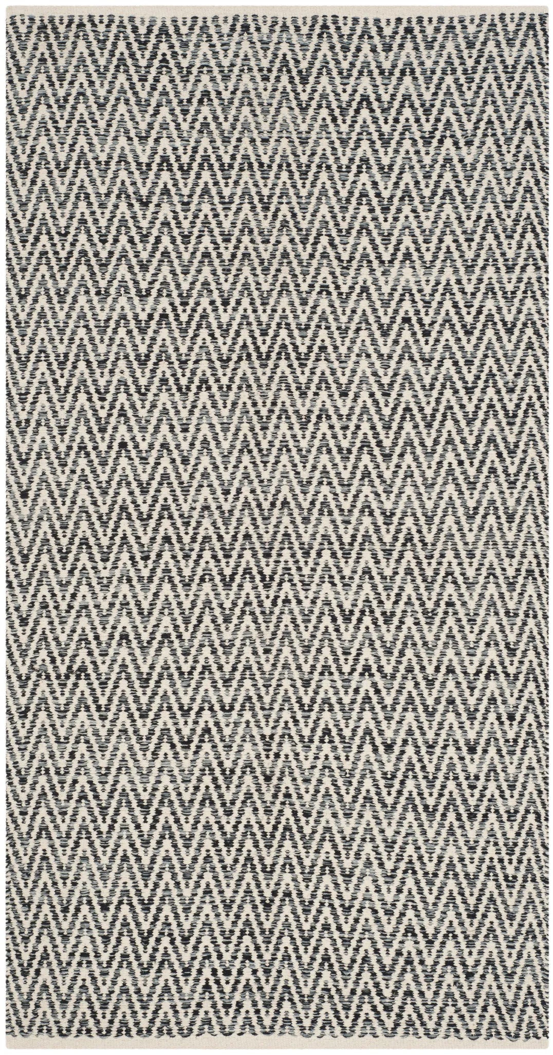 Safavieh Montauk 3'-0" x 5'-0" Rug in Ivory / Dark Grey