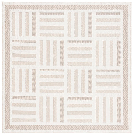 Safavieh Global 6'-7" x 6'-7" Rug in Ivory / Beige