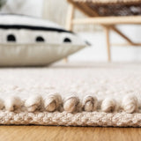 Safavieh Natura 4'-0" x 6'-0" Rug in Grey / Ivory