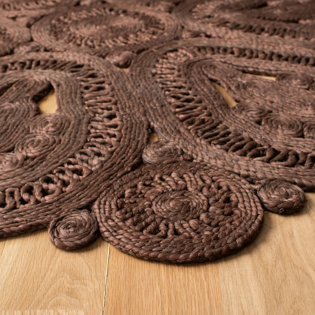 Safavieh Natural Fiber 5'-0" x 5'-0" Rug in Brown