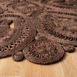 Safavieh Natural Fiber 5'-0" x 5'-0" Rug in Brown