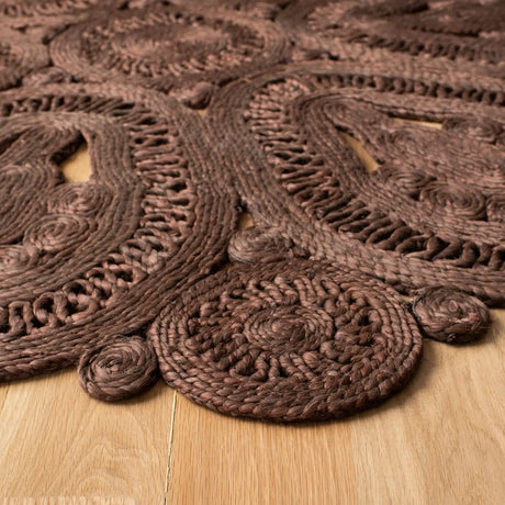 Safavieh Natural Fiber 5'-0" x 5'-0" Rug in Brown