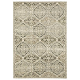 Oriental Weavers Sphinx Florence 270H6 Ivory/ Grey Rugs - main flat