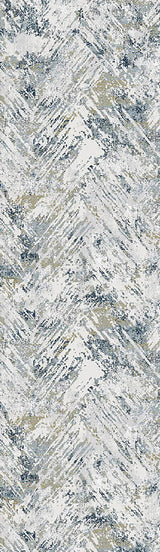 Dynamic Rugs Castilla 3537 Grey / Blue Rugs - Runner