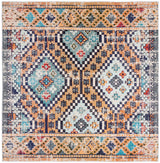 Safavieh Madison 6'-7" x 6'-7" Rug in Orange / Beige