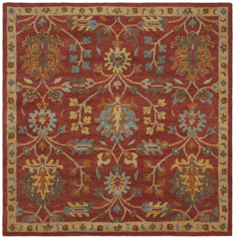 Safavieh Heritage 6'-0" x 6'-0" Rug in Red / Multi