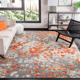 Safavieh Madison 10'-0" x 14'-0" Rug in Grey / Orange