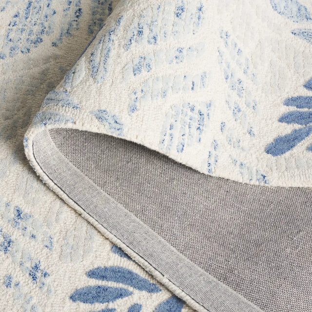 Safavieh Martha Stewart 300 4'-0" x 6'-0" Rug in Ivory / Blue