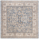 Safavieh Heirloom 700 6'-7" x 6'-7" Rug in Light Blue / Ivory
