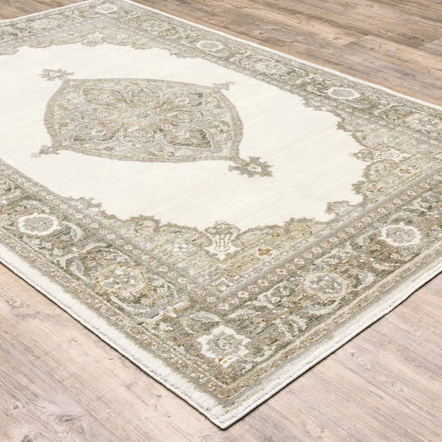 Oriental Weavers Sphinx Andorra 7939D Beige / Ivory Rugs - angle detail