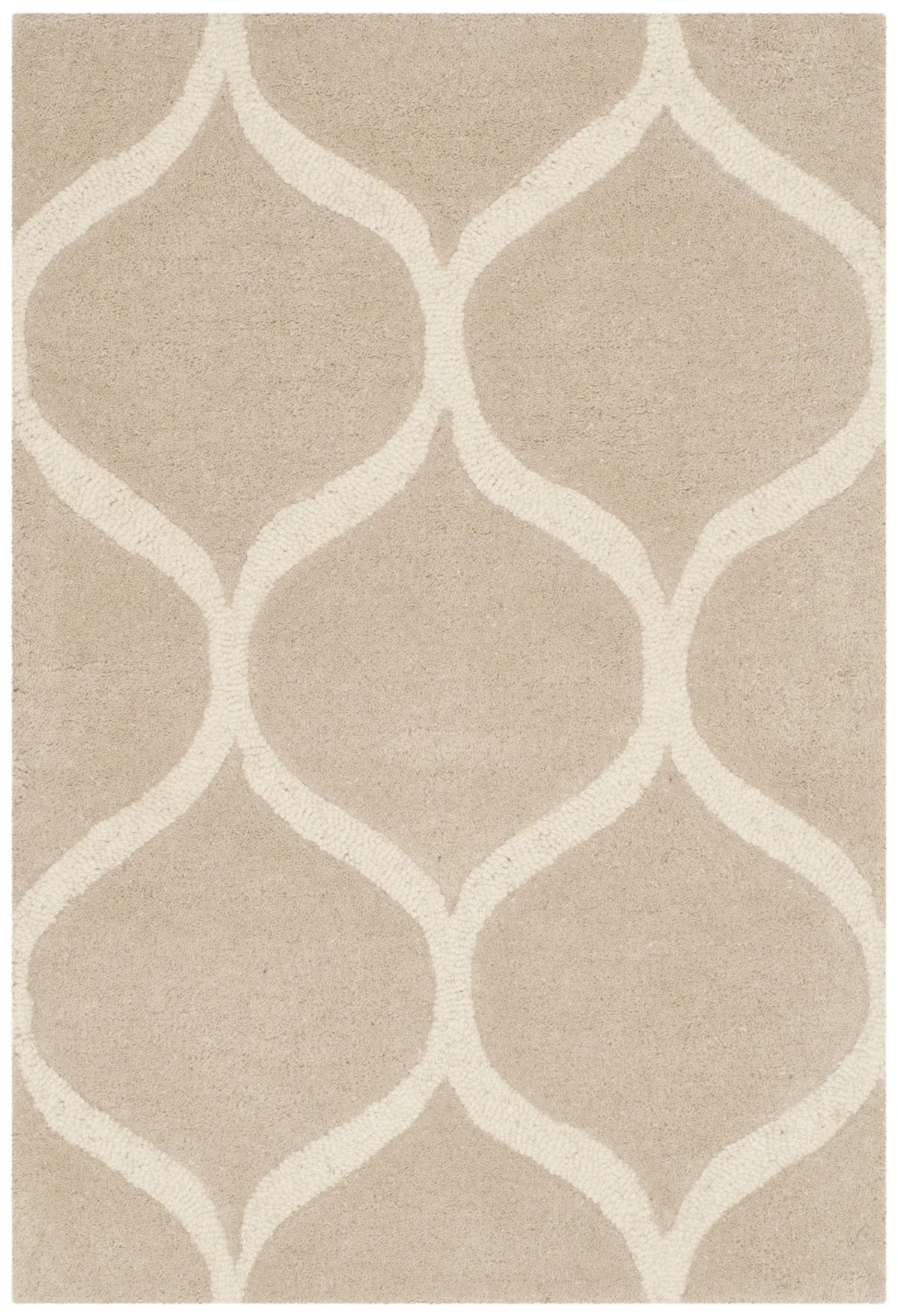 Safavieh Cambridge 2'-0" x 3'-0" Rug in Light Beige / Ivory