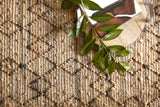 Loloi Beacon Bu-01 Charcoal Rugs - styled aerial 1