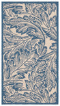 Safavieh Courtyard 2'-0" x 3'-7" Rug in Natural / Blue