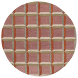 Safavieh Genre 6'-0" x 6'-0" Rug in Pink / Beige