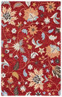 Safavieh Jardin 4'-0" x 6'-0" Rug in Red / Orange