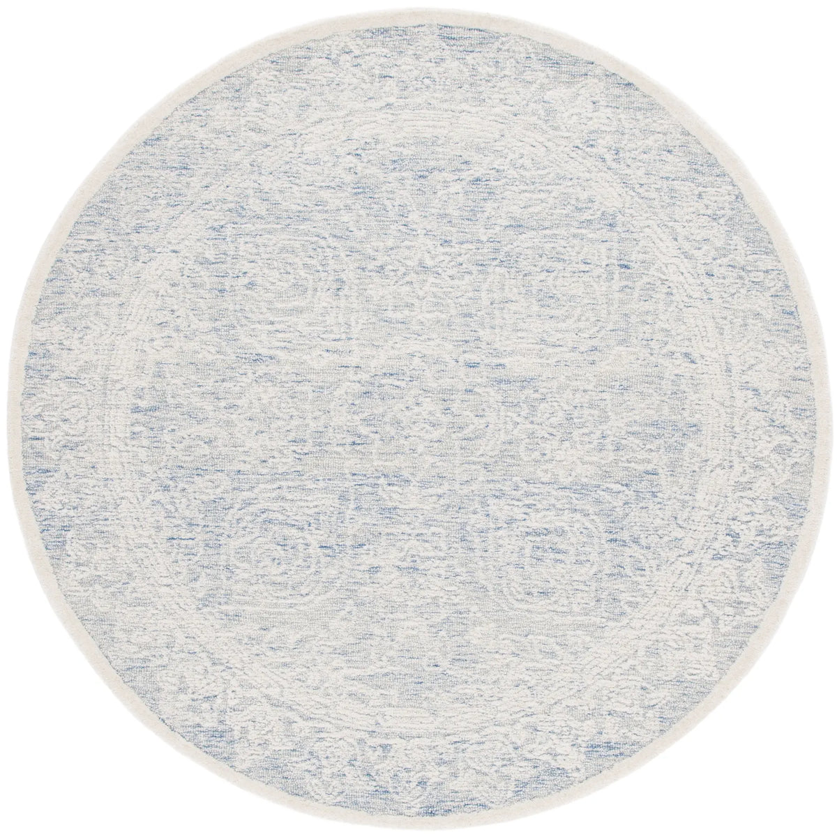 Safavieh Ebony 6'-0" x 6'-0" Rug in Blue / Ivory