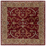 Safavieh Heritage 6'-0" x 6'-0" Rug in Red / Gold