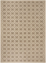Safavieh Martha Stewart 6'-7" x 9'-6" Rug in Brown / Creme