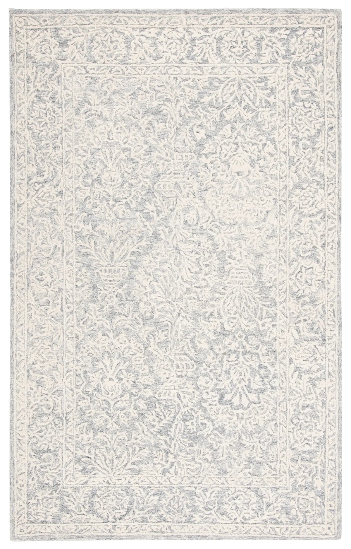 Safavieh Metro 4'-0" x 6'-0" Rug in Dark Grey / Ivory