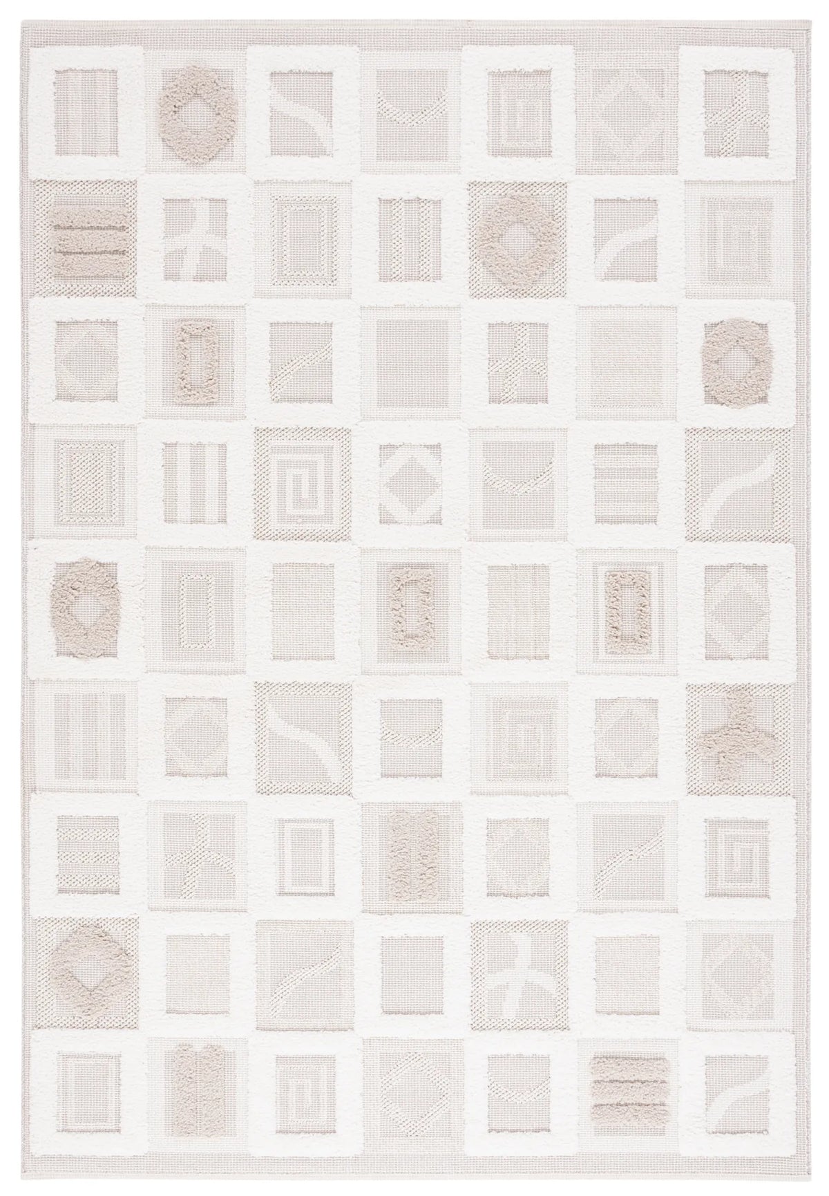 Safavieh Trends 4'-0" x 6'-0" Rug in Beige / Ivory