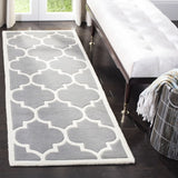 Safavieh Chatham 2'-3" x 11'-0" Rug in Dark Grey / Ivory