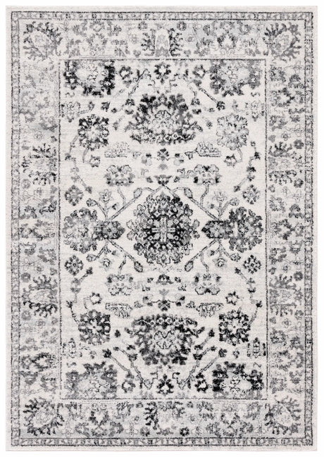 Safavieh Tulum 4'-0" x 6'-0" Rug in Ivory / Black