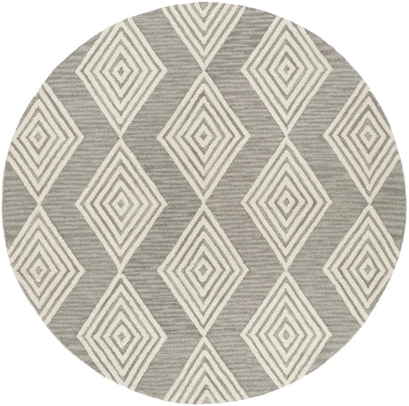 Safavieh Blossom 6'-0" x 6'-0" Rug in Dark Grey / Ivory