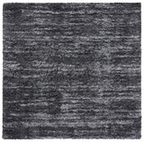 Safavieh Iceland Shag 6'-7" x 6'-7" Rug in Dark Grey / Ivory