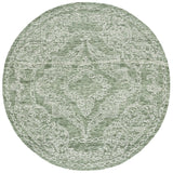 Safavieh Metro 5'-0" x 5'-0" Rug in Green / Ivory