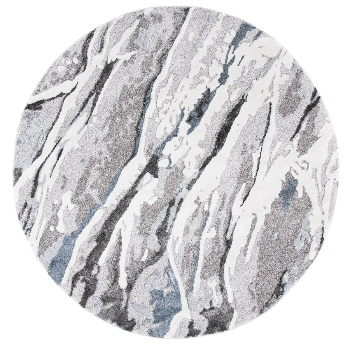 Safavieh Century 300 6'-7" x 6'-7" Rug in Grey / Blue