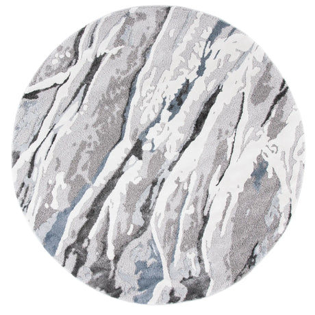 Safavieh Century 300 6'-7" x 6'-7" Rug in Grey / Blue