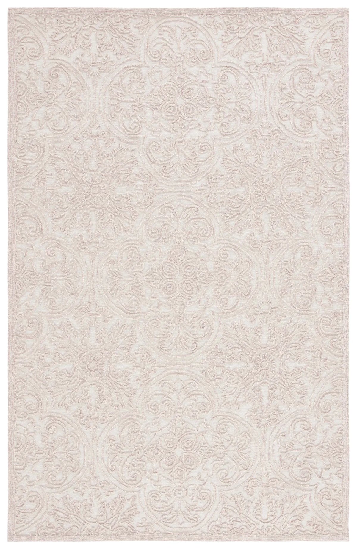 Safavieh Trace 4'-0" x 6'-0" Rug in Ivory / Pink