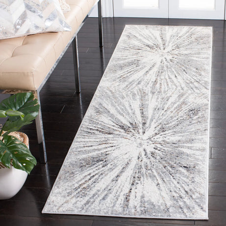 Safavieh Amelia 2'-3" x 10'-0" Rug in Grey / Gold
