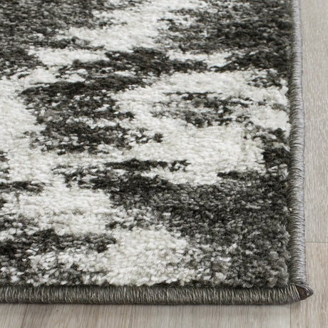 Safavieh Adirondack 2'-6" x 12'-0" Rug in Charcoal / Ivory