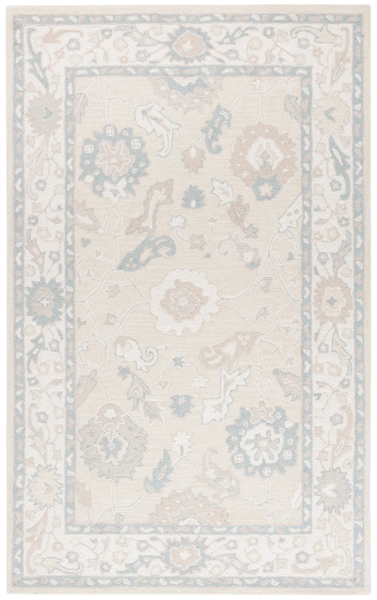 Safavieh Ebony 4'-0" x 6'-0" Rug in Beige / Ivory