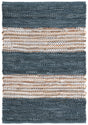 Safavieh Vintage Leather 2'-0" x 3'-0" Rug in Dark Grey / Natural