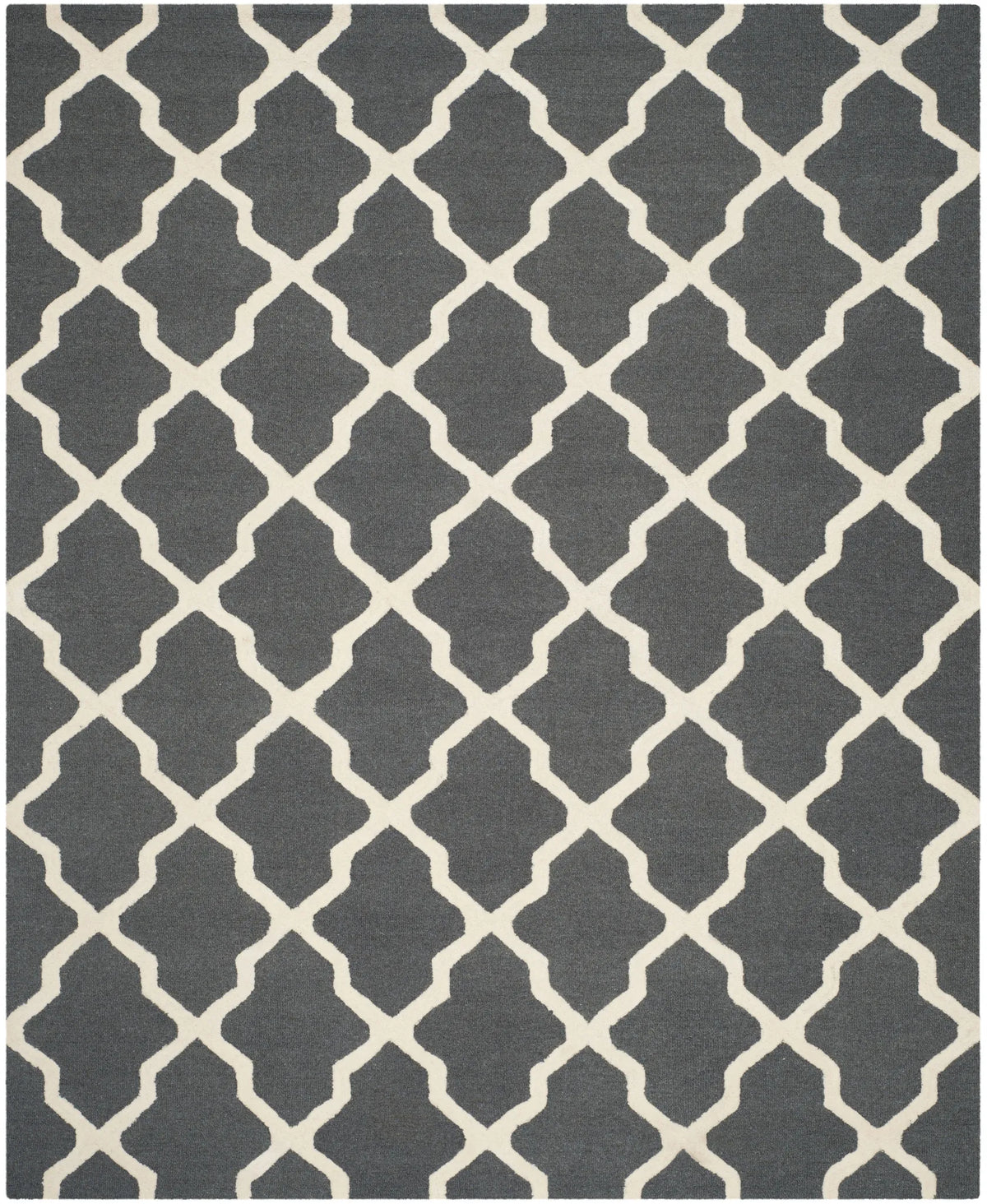 Safavieh Cambridge 10'-0" x 14'-0" Rug in Dark Grey / Ivory