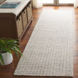 Safavieh Ebony 2'-3" x 9'-0" Rug in Light Blue / Ivory