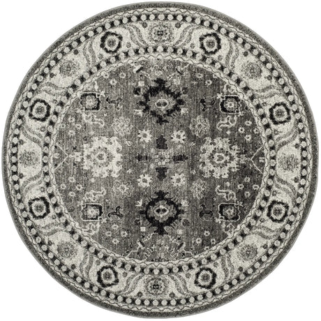 Safavieh Vintage Hamadan 6'-7" x 6'-7" Rug in Grey / Black