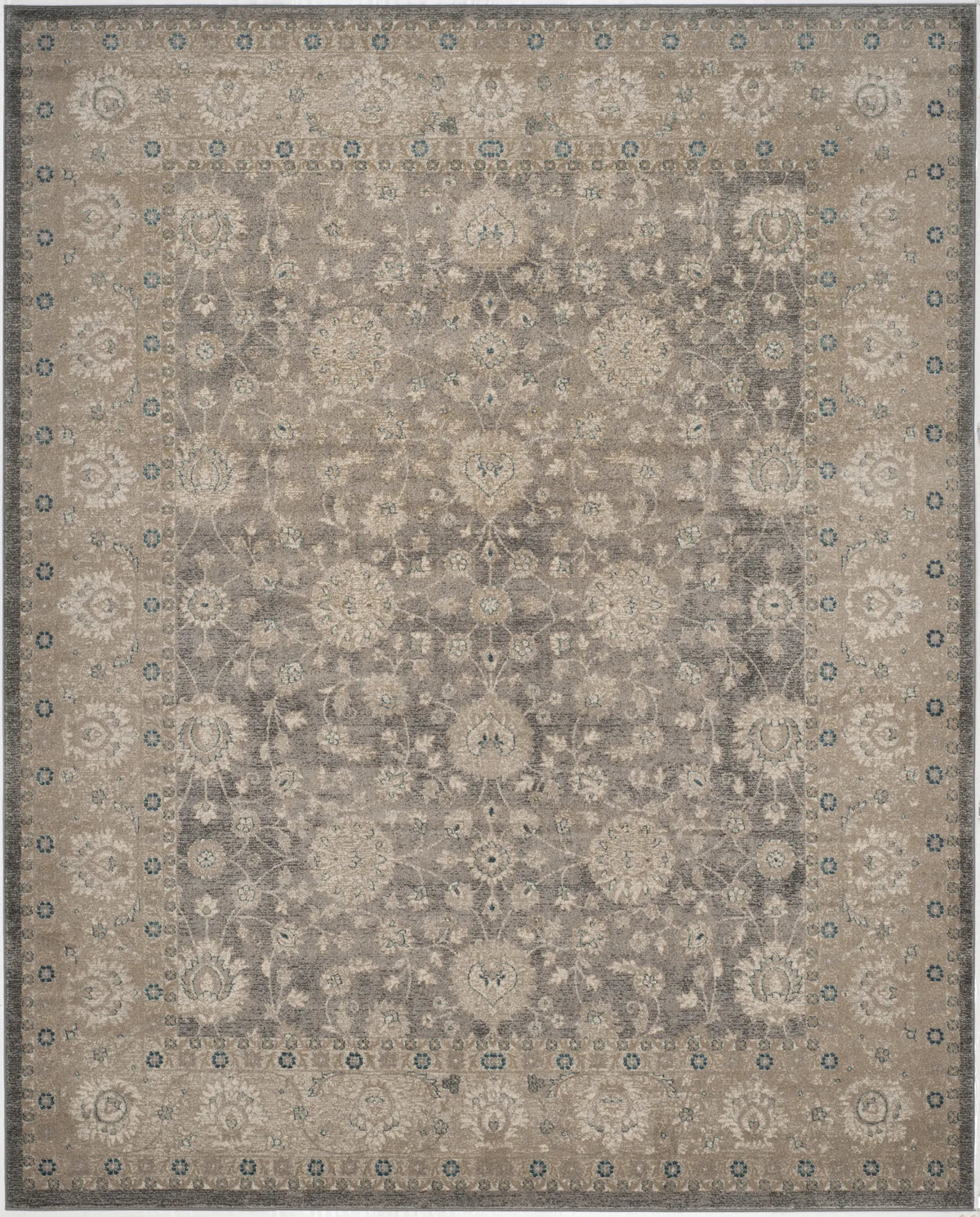 Safavieh Sofia 10'-0" x 14'-0" Rug in Light Grey / Beige