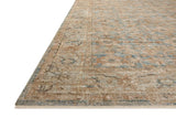 Loloi Heritage Her-15 Ocean/Sand Rug - rug corner
